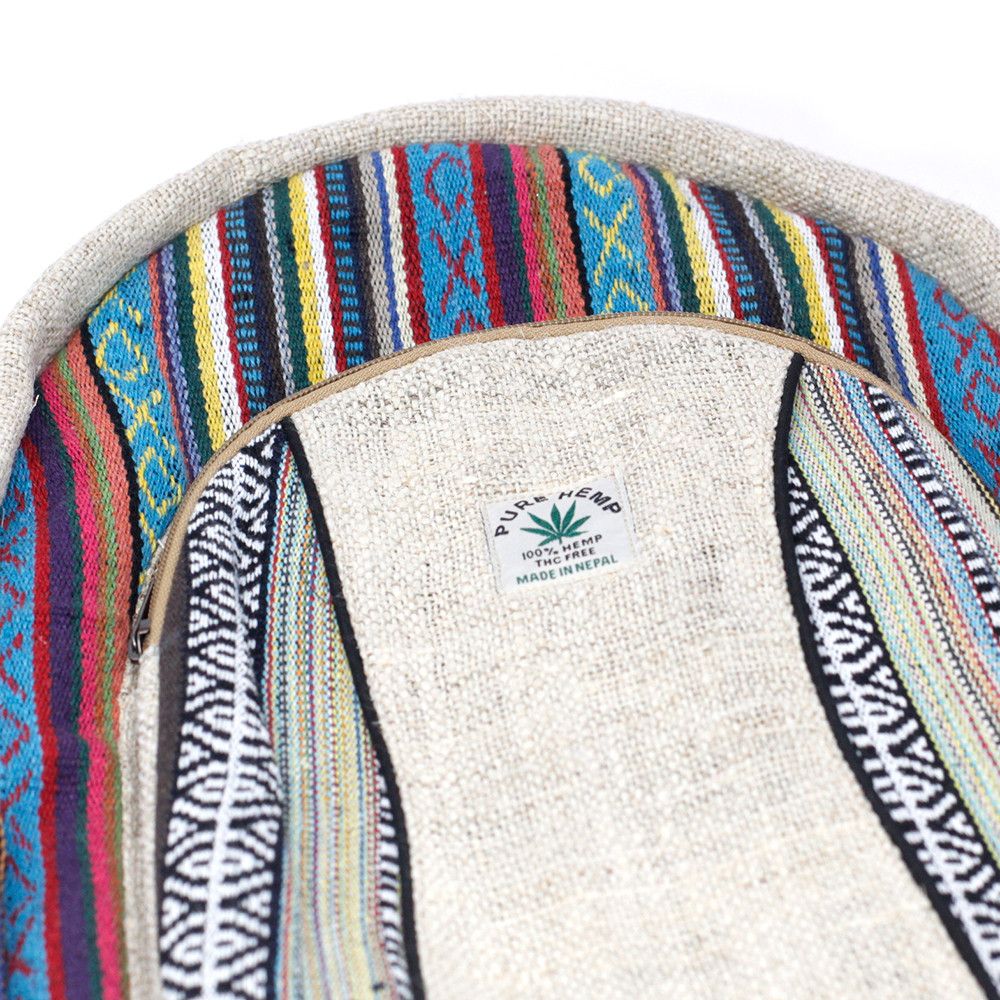 Large Backpack - Hemp & Cotton (assorted)