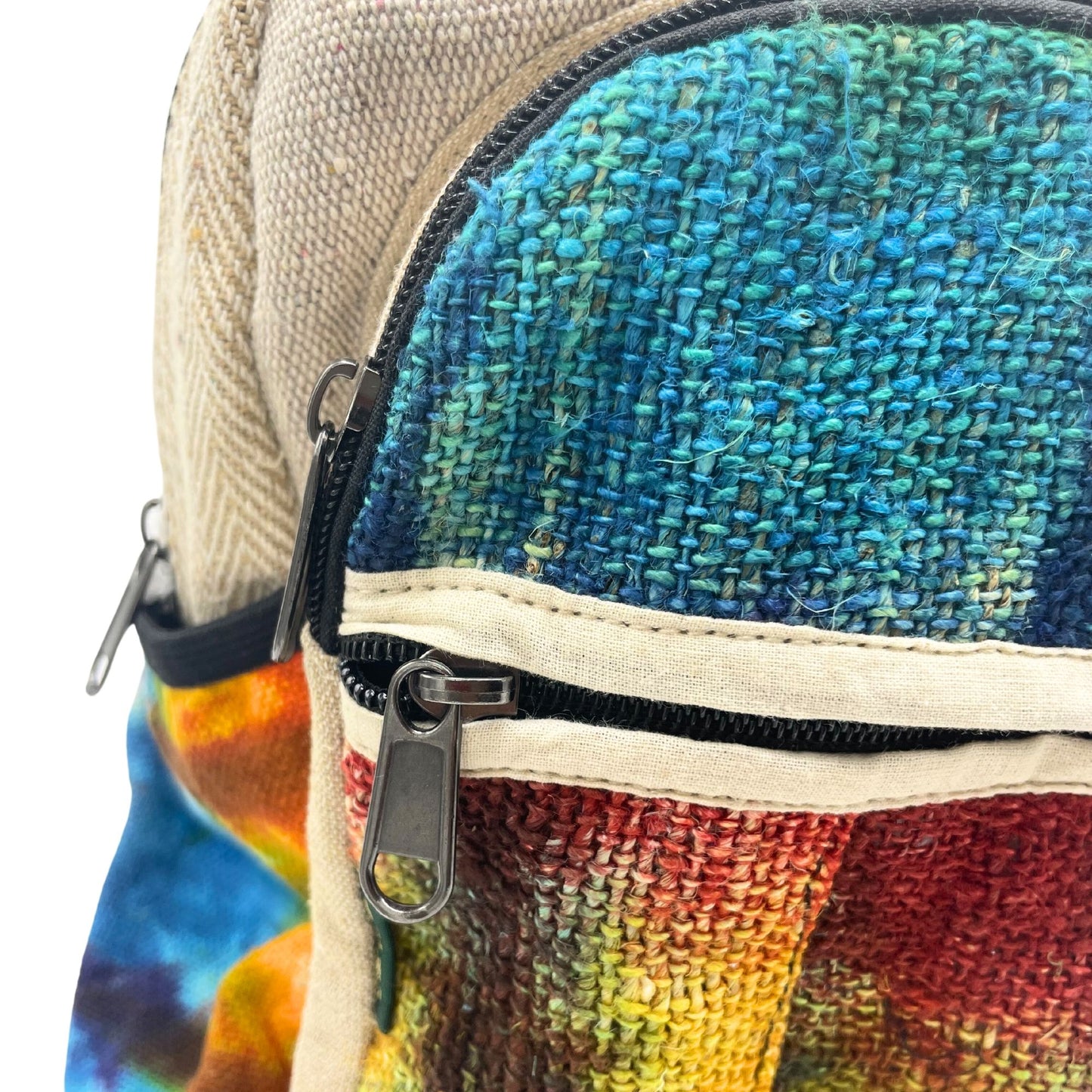 Tiedye Hemp Medium Backpack No Print