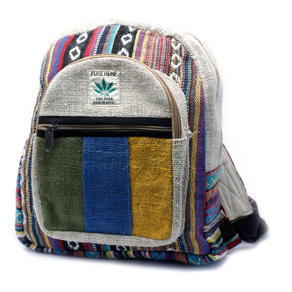Baby Backpack - Hemp & Cotton (assorted)