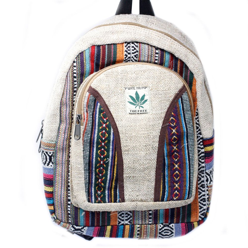 Baby Backpack - Hemp & Cotton (assorted)