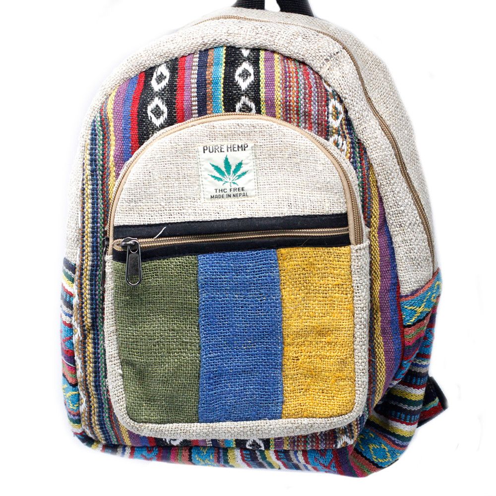 Baby Backpack - Hemp & Cotton (assorted)